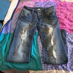 Almost famous distressed jeans